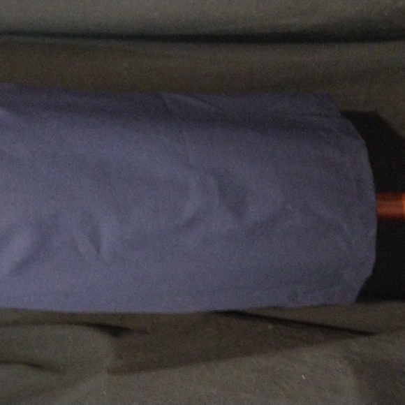 VTG NWT H&W Hawksley & Wight 100% Wool Navy Blue Pencil Skirt 2 Pockets, Size 12 - Picture 3 of 9